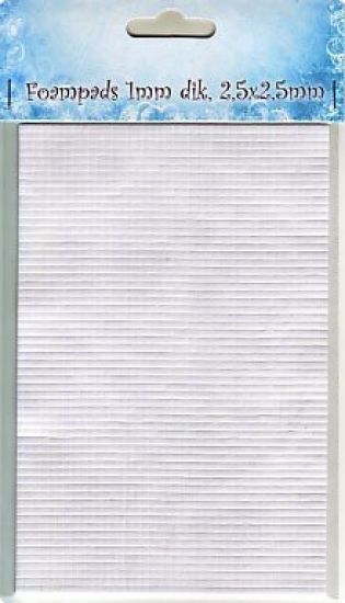Set 2400 minipatrate dublu adezive buretate groase de 1 mm