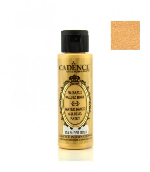Vopsea acrilica Waterbased Gilding Paint - Super Gold