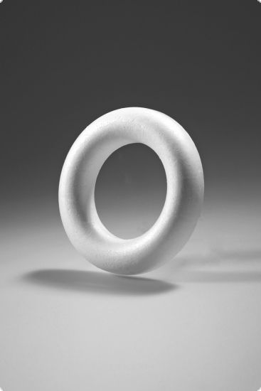 Inel din polistiren 21 cm, sectiune rotunda