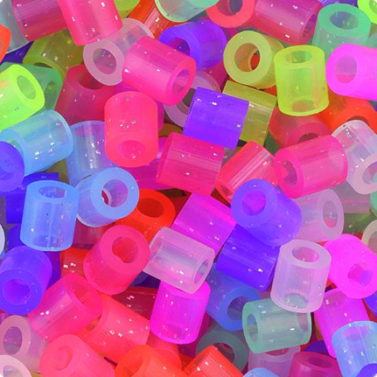 Margele de calcat Nabbi, 5000 bucati - Glitter Mix