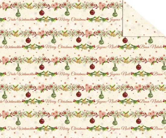 Fotocarton cu 2 fete diferit imprimate 300g - Magic of Christmas M02