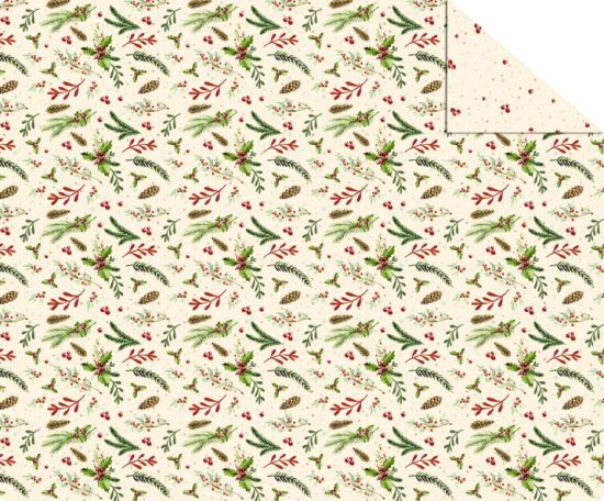 Fotocarton cu 2 fete diferit imprimate 300g - Magic of Christmas M03