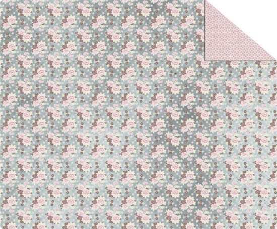 Fotocarton cu 2 fete diferit imprimate, 300 g - Shabby Rose - M01