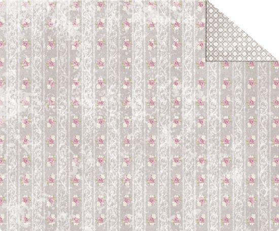 Fotocarton cu 2 fete diferit imprimate, 300 g - Shabby Rose - M03