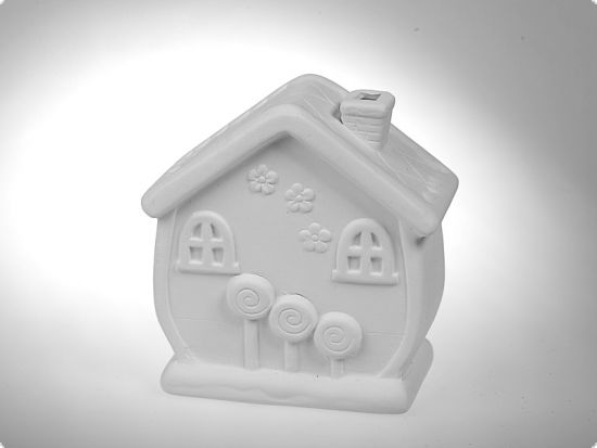 Pusculita din ceramica - casa de turta dulce