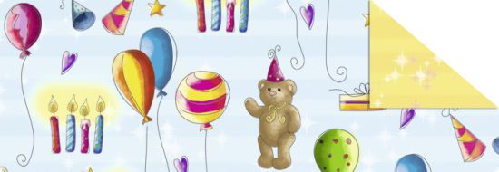 Fotocarton cu 2 fete diferit imprimate, 300 g - Party - M01