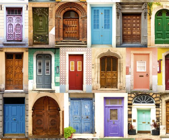 Fotocarton cu 2 fete imprimate, 300g - Old Doors