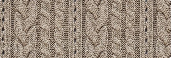 Fotocarton cu 2 fete imprimate, 300g - Knitting pattern brown