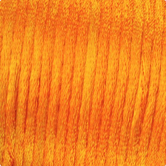 Snur impletituri satin 2 mm - Orange
