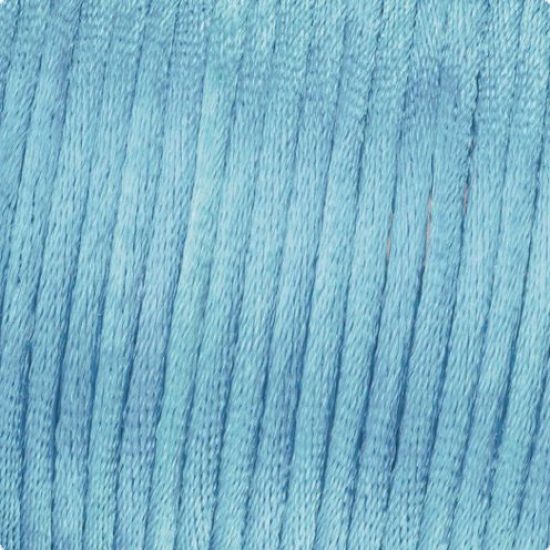 Snur impletituri satin 2 mm - Light Blue