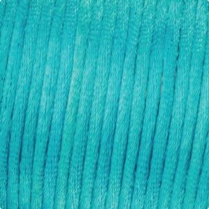 Snur impletituri satin 2 mm - Turquoise