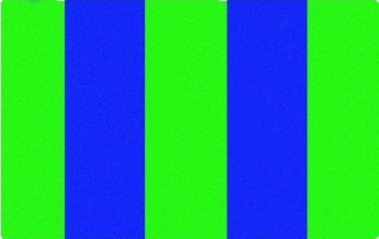 Carton cu 2 fete imprimate, cu dungi, 130 g/m2 - Green/Blue