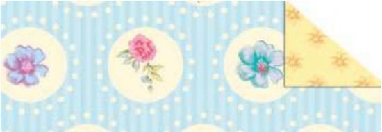 Fotocarton cu 2 fete diferit imprimate, 300 g - Romantic Garden - M02