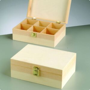 Cutie din lemn compartimentata