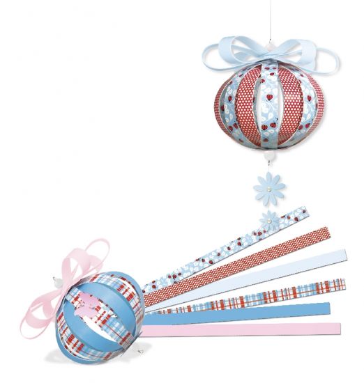 Mini Paper Balls - Spring fever