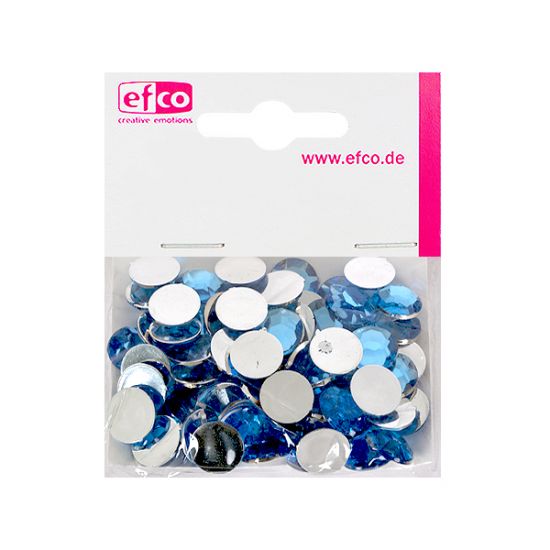 Set 75 pietre Gem Stones din acryl, fatetate - Light Blue