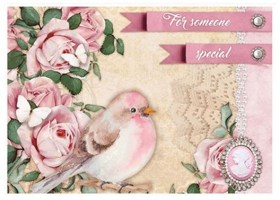 Set 12 coli forme predecupate pentru 12 felicitari complete - Roses