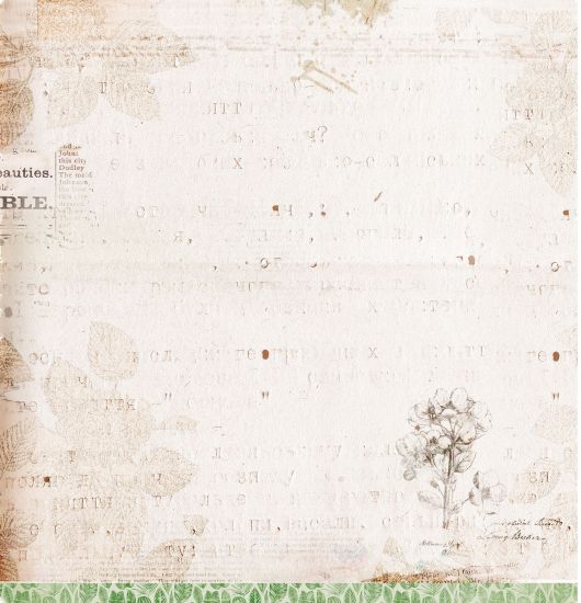 Coala hartie cu 2 fete diferit imprimate, 30,5 x 30,5 cm - Romantic Botanic SCRAP RB03