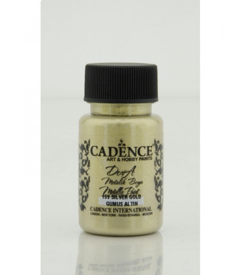 Vopsea acrilica Dora Metallic - Silver gold