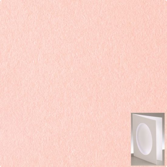 Set 5 felicitari A6 cu fereastra ovala - Roze