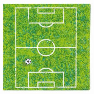 Servetel decorativ - Soccer field