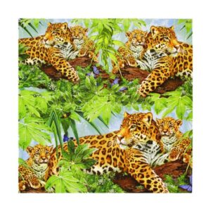 Servetel decorativ - Famille de leopards