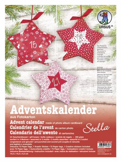Set 24 cutii cadouri - Advent Calendar - Stella