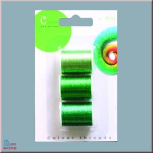 Fir textil metalizat gama verde - TVA-ul cadou