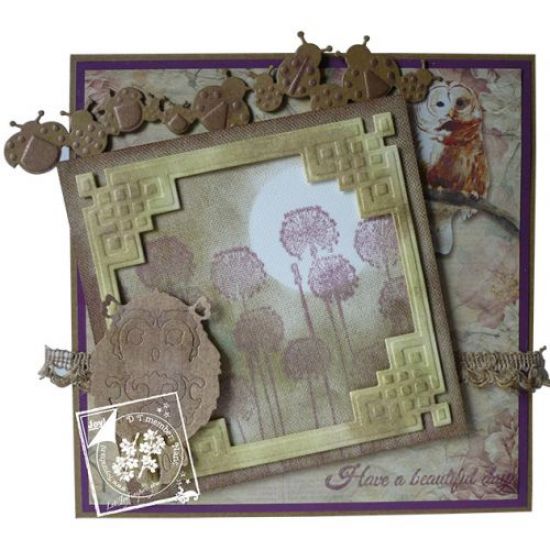 Matrita Cutting & Embossing - Ladybugs border