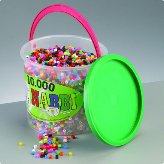Margele de calcat Nabbi, 10.000 bucati - Standard Mix