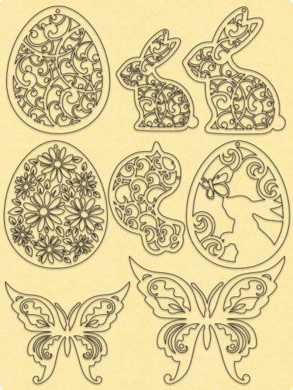 Set Paper Easter - Pastell