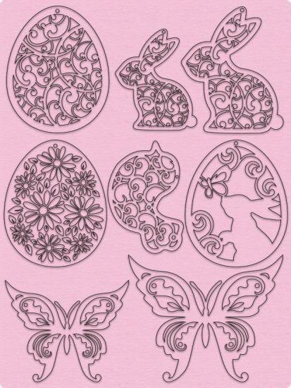 Set Paper Easter - Pastell