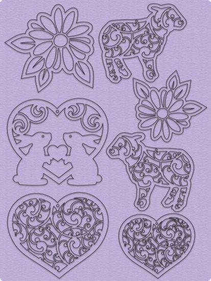 Set Paper Easter - Pastell