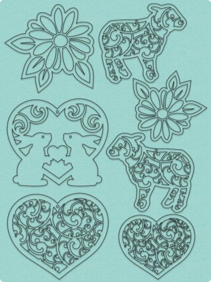 Set Paper Easter - Pastell