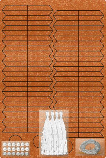 Set Paper Decoration - Plissee Ornaments Gold