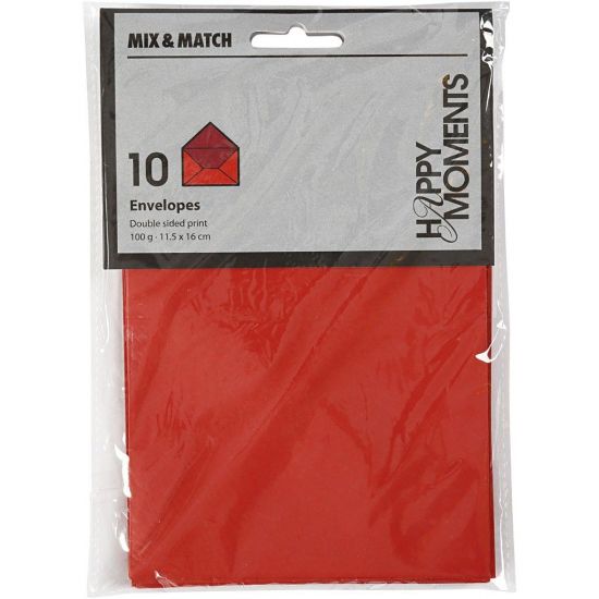 Set 10 plicuri C6 embosate, in doua nuante uni - Red / Claret