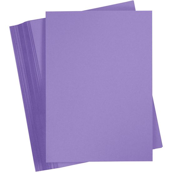 Set 6 coli A5 carton 180 g/m2 - Purple