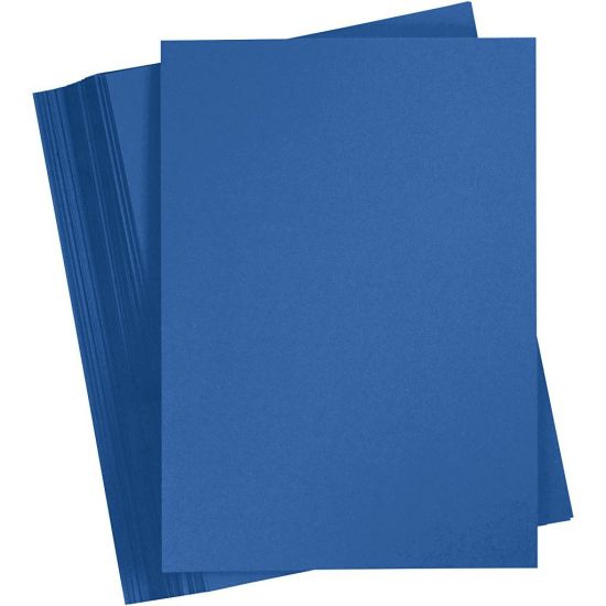 Set 6 coli A5 carton 180 g/m2 - Royal Blue