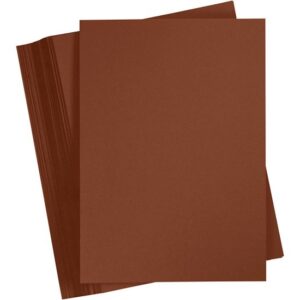 Set 6 coli A4 carton 180 g/m2 - Coffee Brown