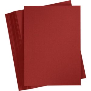 Set 6 coli A4 carton 180 g/m2 - Bordeaux