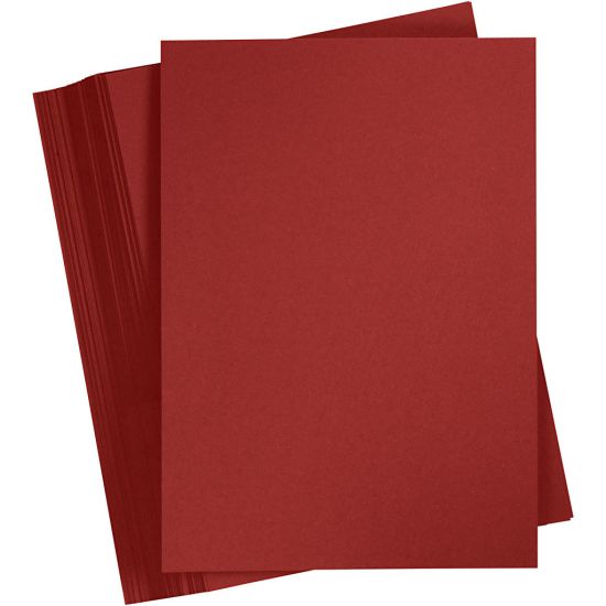 Set 6 coli A4 carton 180 g/m2 - Bordeaux