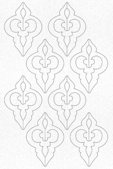 Set Paper Decoration - Sparkling Ornaments Nostalgia