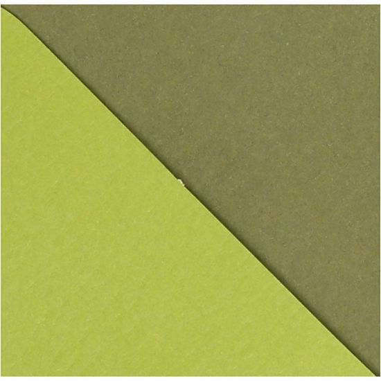 Set 10 coli A4 carton 250 g/m2 embosat, cu doua fete uni - Lime Green / Dark Green