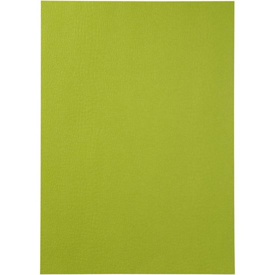 Set 10 coli A4 carton 250 g/m2 embosat, cu doua fete uni - Lime Green / Dark Green