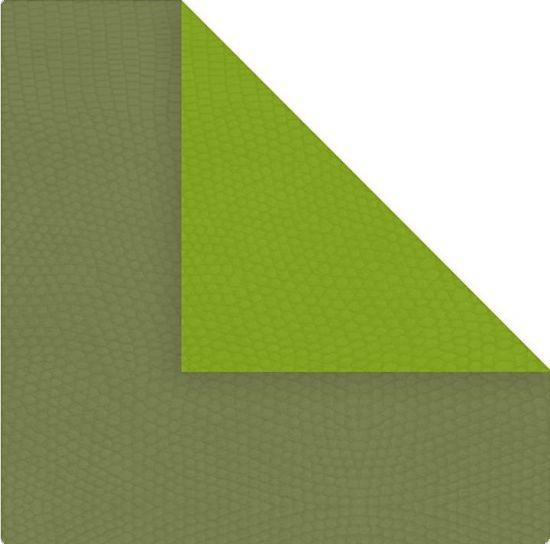 Set 10 coli A4 carton 250 g/m2 embosat, cu doua fete uni - Lime Green / Dark Green