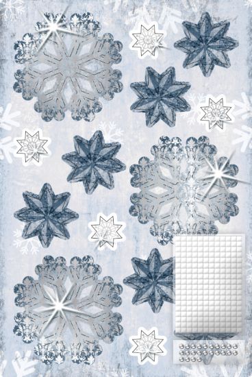 Set Paper 3D - Snowflakes