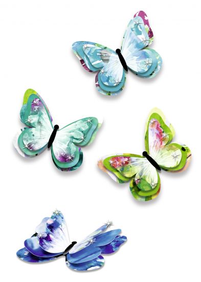 Set Paper 3D - Deco Butterflies - Spring