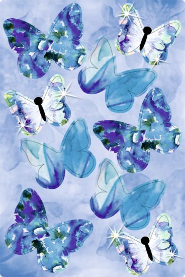 Set Paper 3D - Deco Butterflies - Spring
