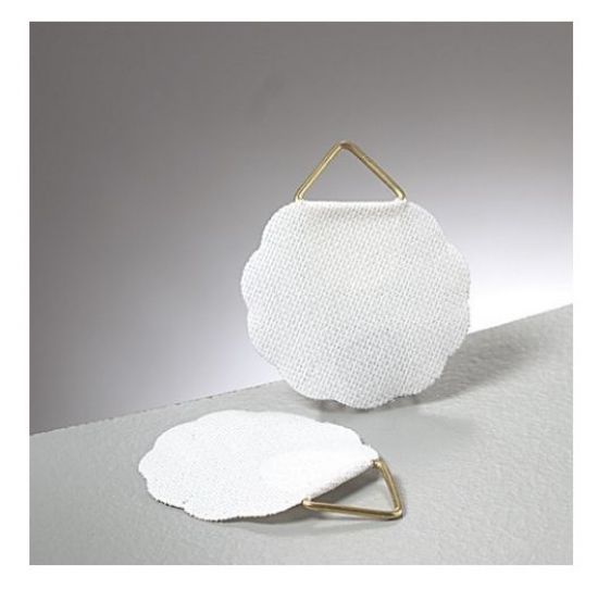 Set 10 agatatori adezive canvas cu metal