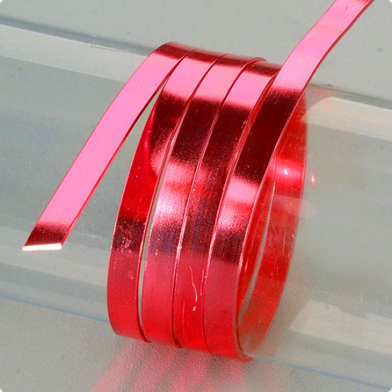 Sarma plata din aluminiu eloxat - rosie
